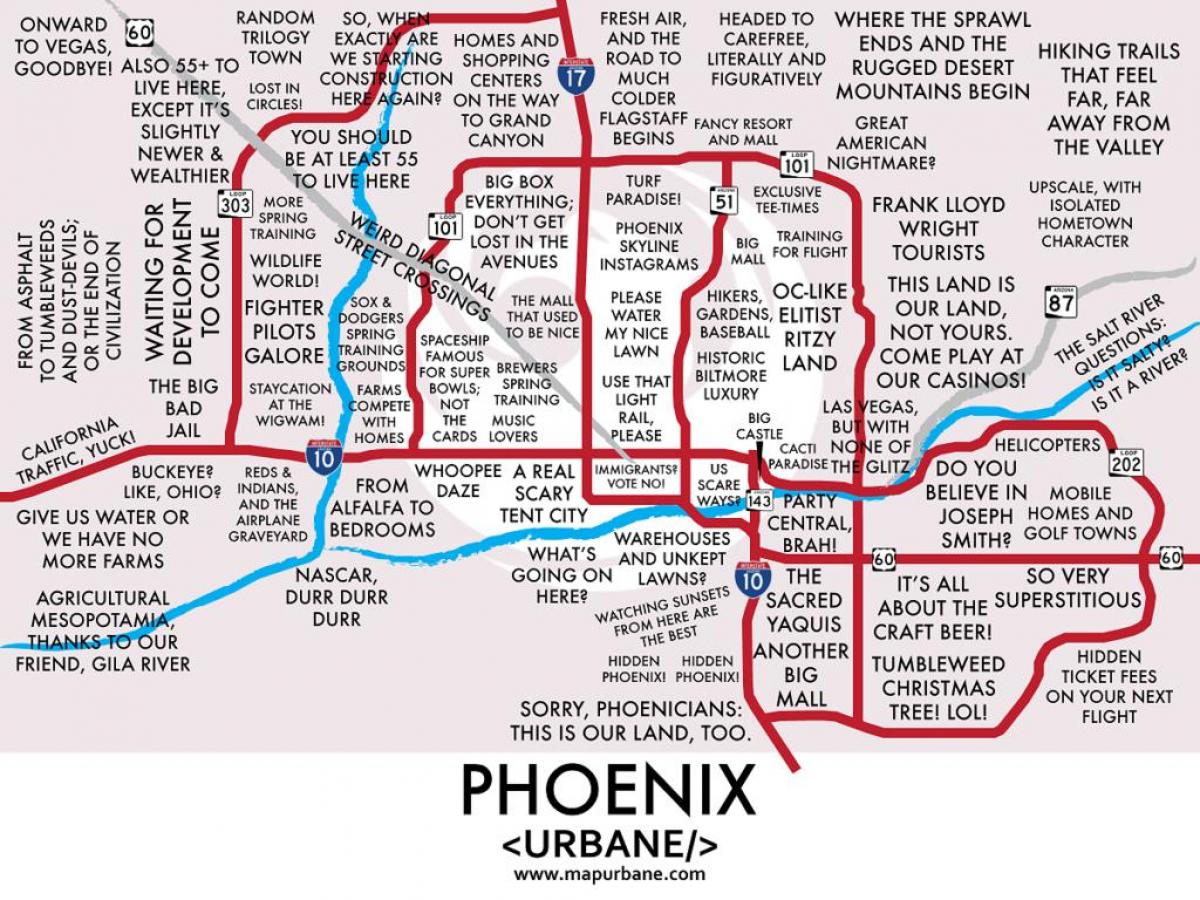 Phoenix wyk kaart